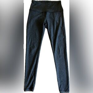 90 Degree Reflex marbled charcoal High-Waisted Yoga Leggings. Women’s Size M